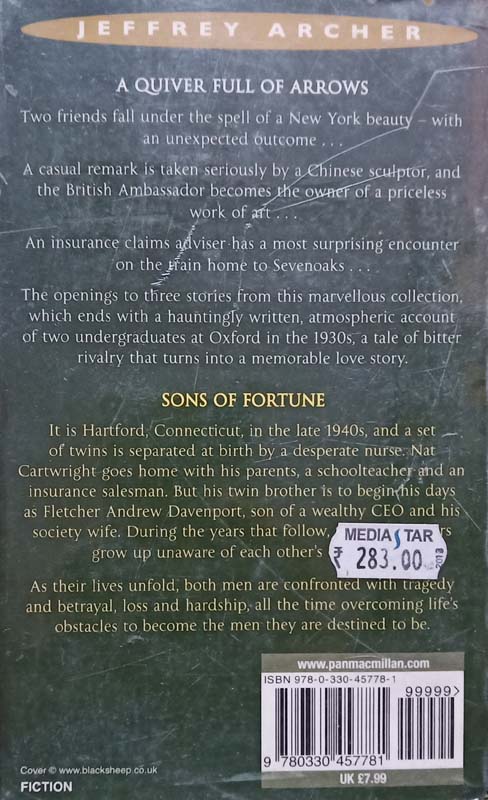 A Quiver Full Of Arrows : Son Of Fortune (back)