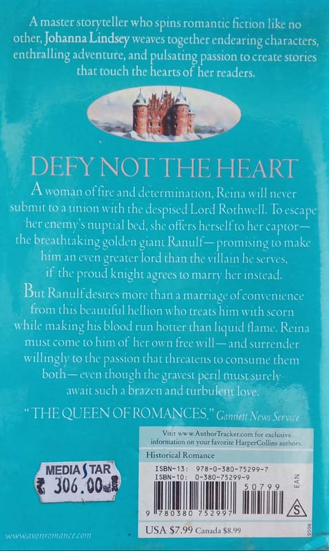 Defy Not The Heart (back)
