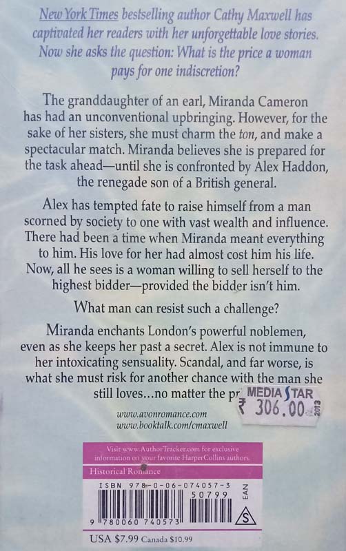The Price Of Indiscretion (back)