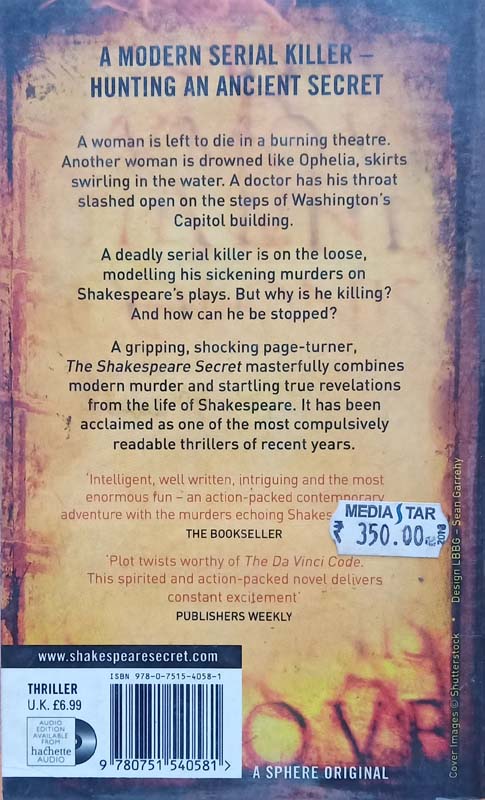 The Shakespeare Secret (back)