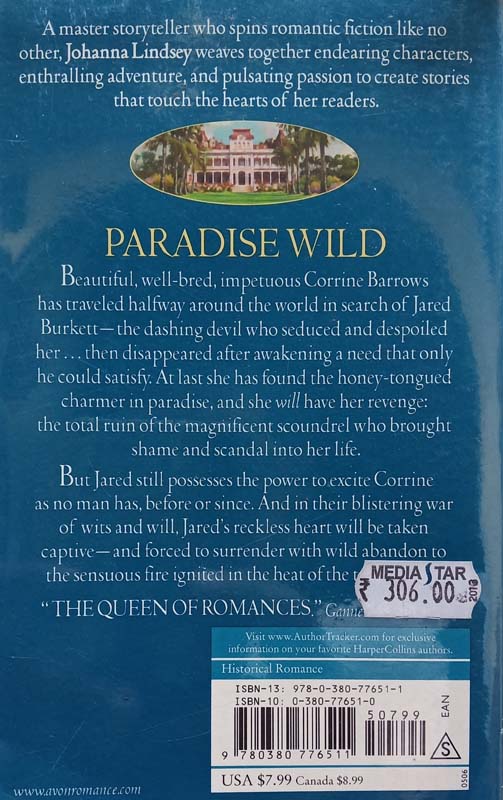 Paradise Wild (back)