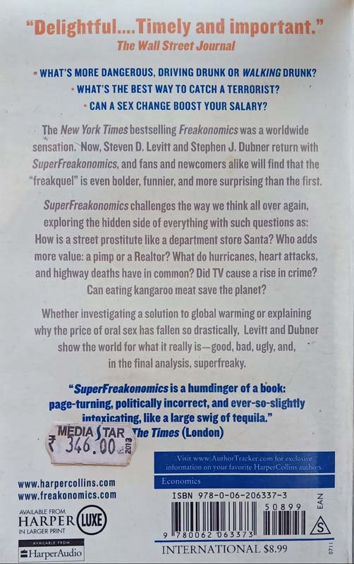 Super Freakonomics (back)