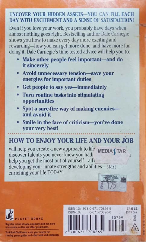 How To Enjoy Your Life And Your Job (back)