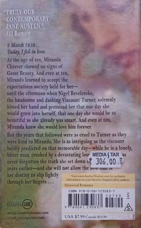 The Secret Diaries Of Miss Miranda Cheever (back)
