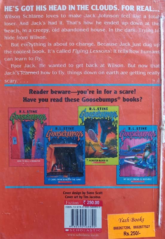 Goosebumps : How I Learned To Fly (back)