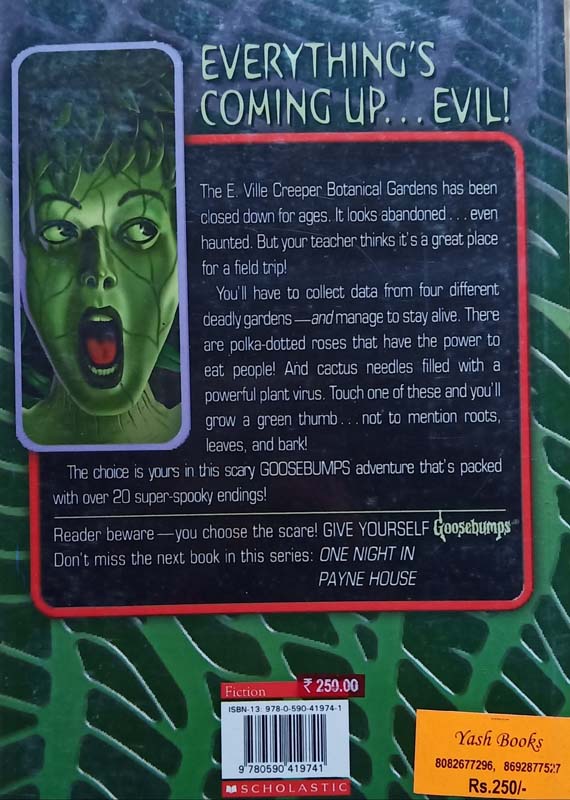 Goosebumps : #30 You're Plant Food (back)