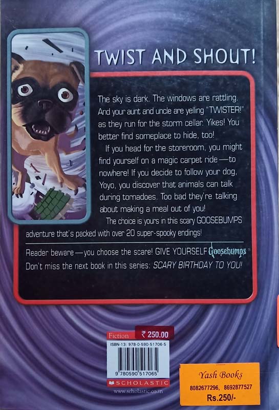 Goosebumps : #38 Into The Twister Of Terror (back)