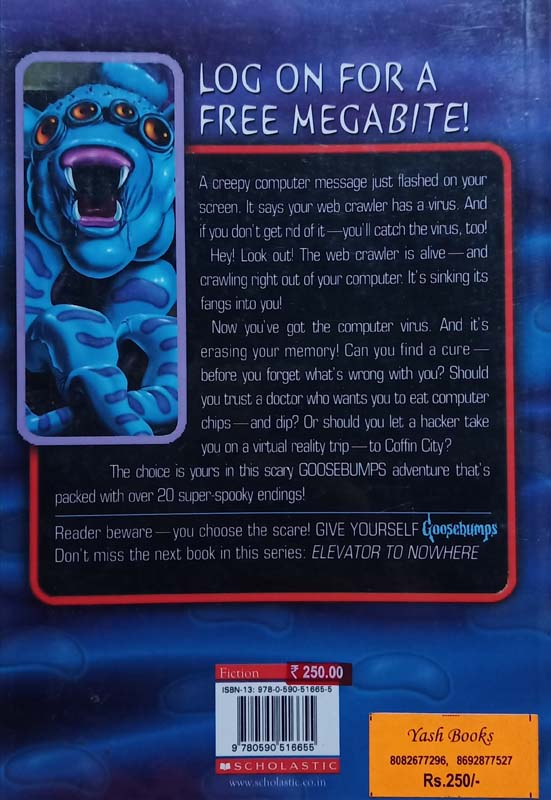 Goosebumps : #33 It Came From The Internet (back)