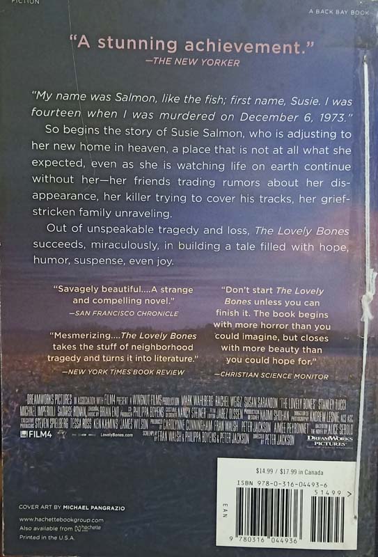 The Lovely Bones (back)
