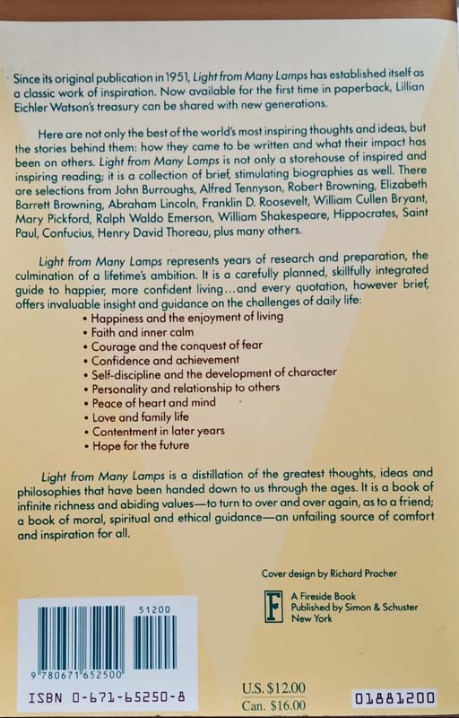 Light From Many Lamps (back)