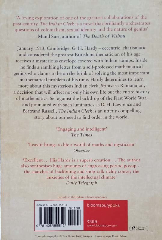 The Indian Clerk (back)