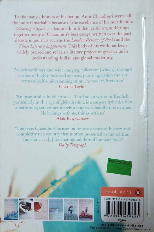 Clearing A Space (back)