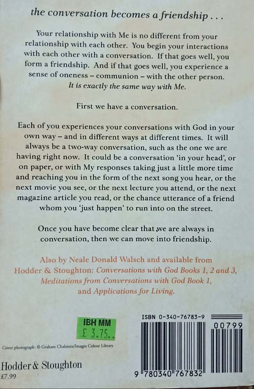 Friendship With God (back)