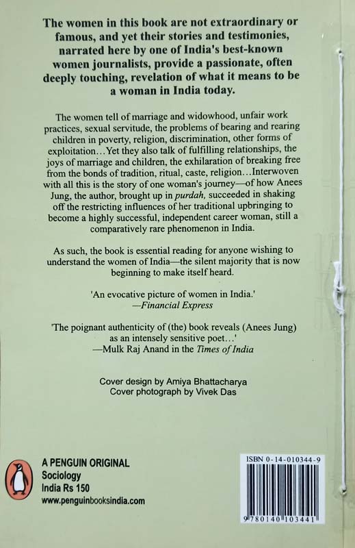 Unveiling India (A Woman's Journey) (back)