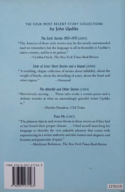 My Fathers Tears And Other Stories (back)