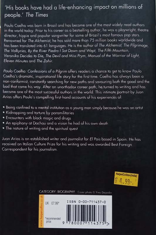 Confessions Of A Pilgrim (back)