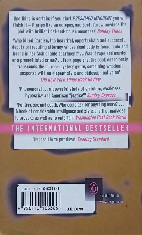 Presumed Innocent (back)