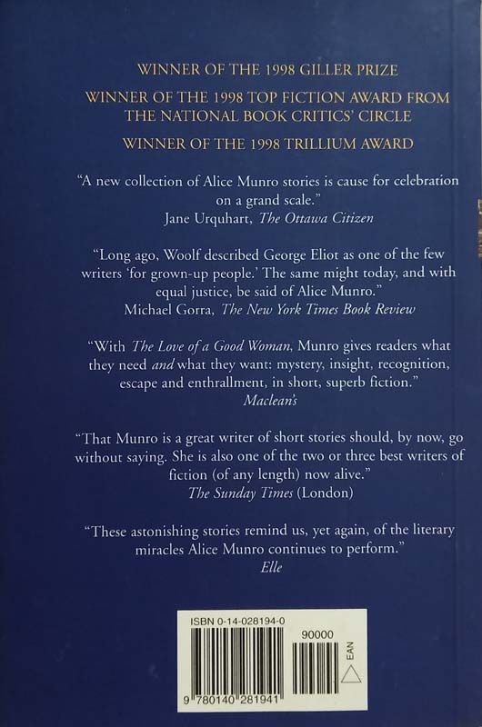 The Love Of A Good Woman (back)