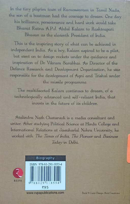 A P J Abdul Kalam Scientist And Humainist (back)