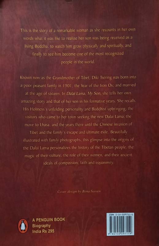 Dalai Lama My Son (back)