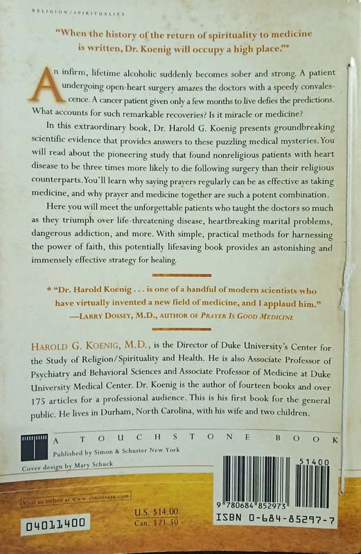 The Healing Power Of Faith (back)