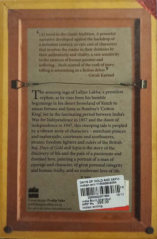 Days Of Gold & Sepia (back)