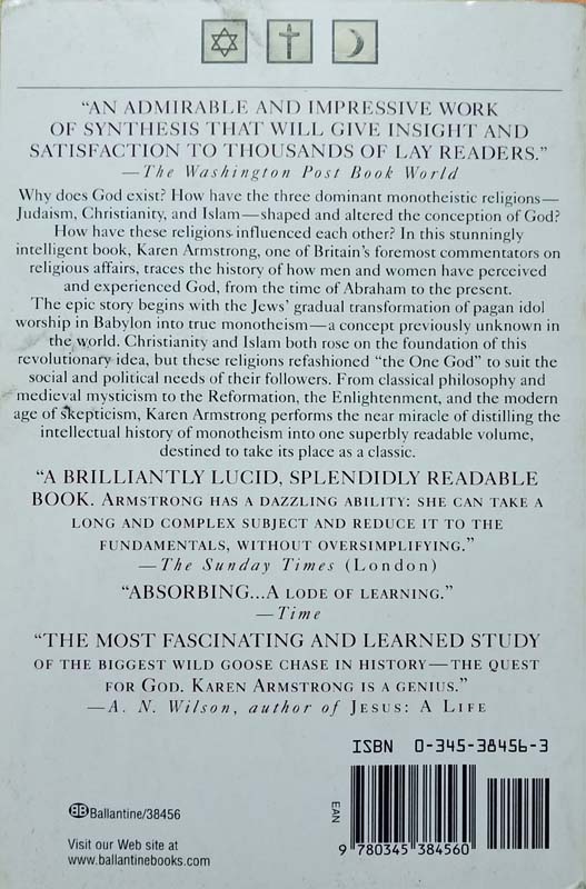 A History Of God (back)