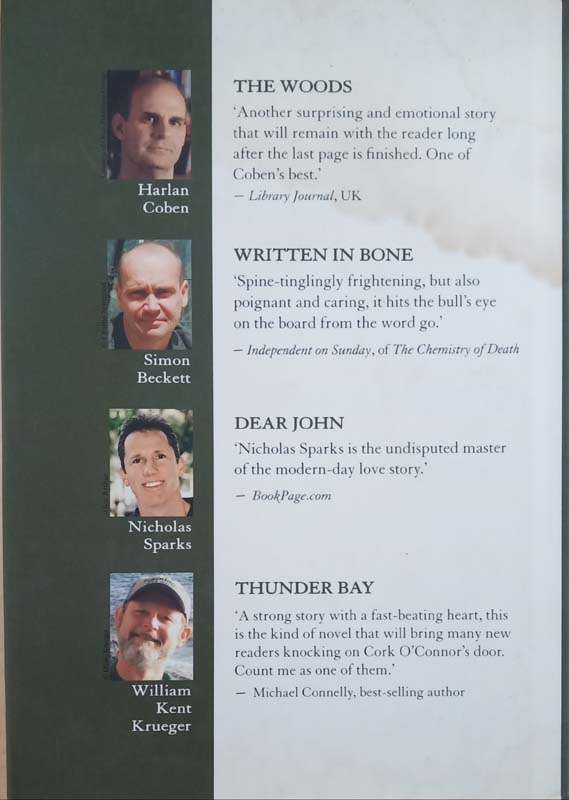Select Editions : The Woods, Written In Bone,Dear John, Thunder Bay (back)