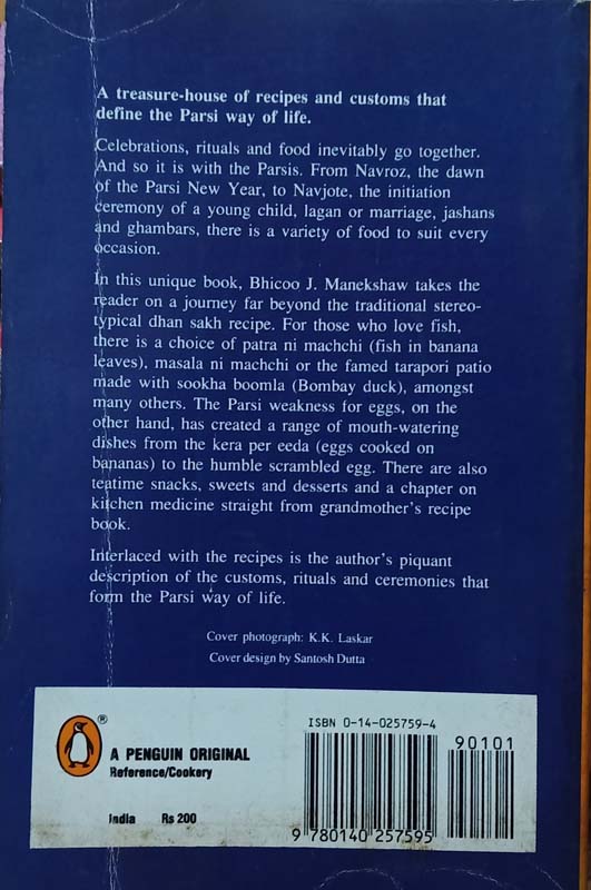 Parsi Food And Customs (back)