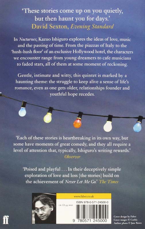 Nocturnes (Five Stories Of Music And Nightfall) (back)