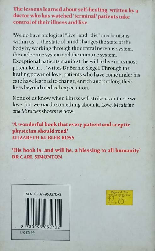 Love Medicine & Miracles (back)
