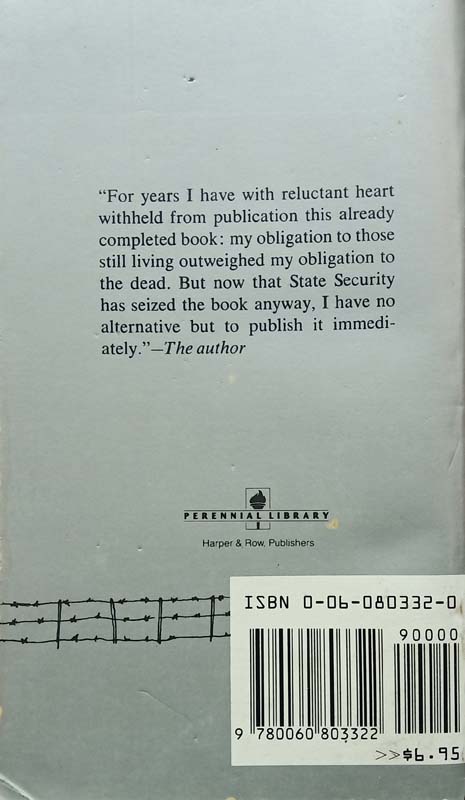 The Gulag Archipelago (back)