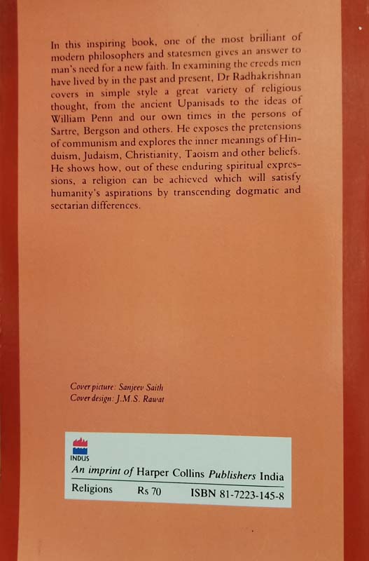 Recovery Of Faith (back)