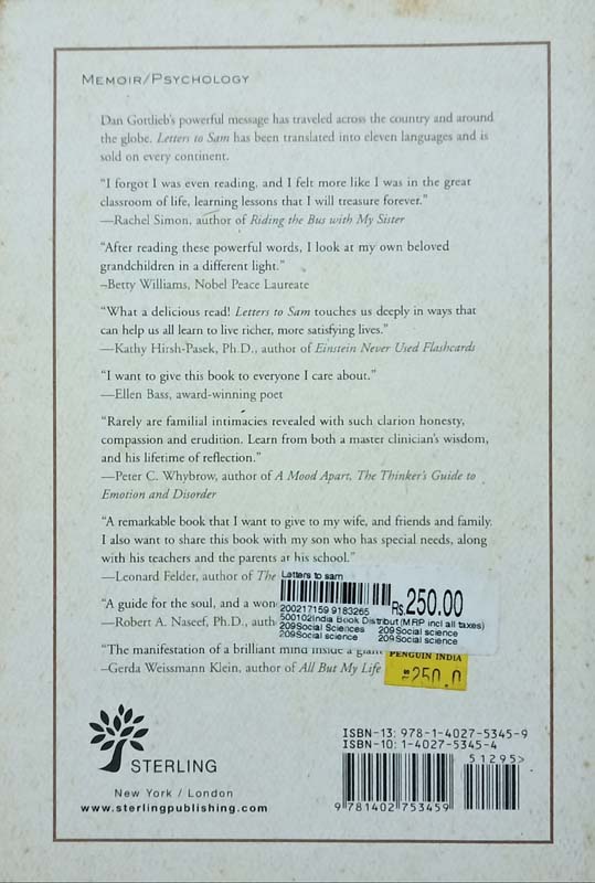 Letters To Sam (back)