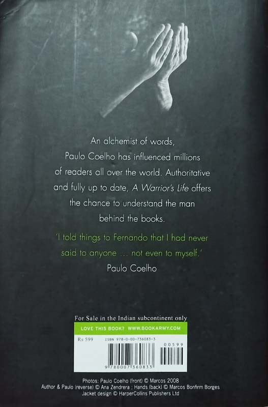 A Warrior's Life : A Biography Of Paulo Coelho (back)