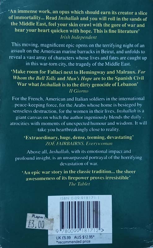Inshallah (back)