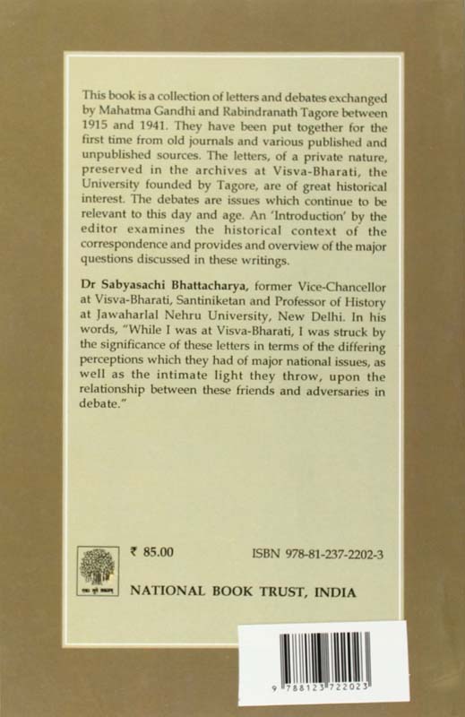 The Mahatma And The Poet (back)