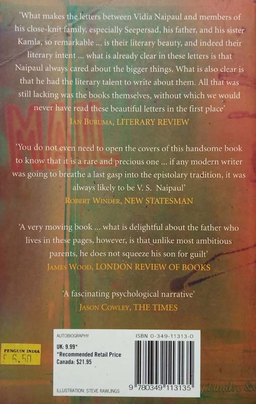 Letters Between A Father And Son (back)