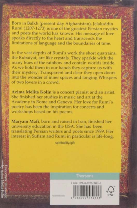 Rumi Whispers Of The Beloved (back)