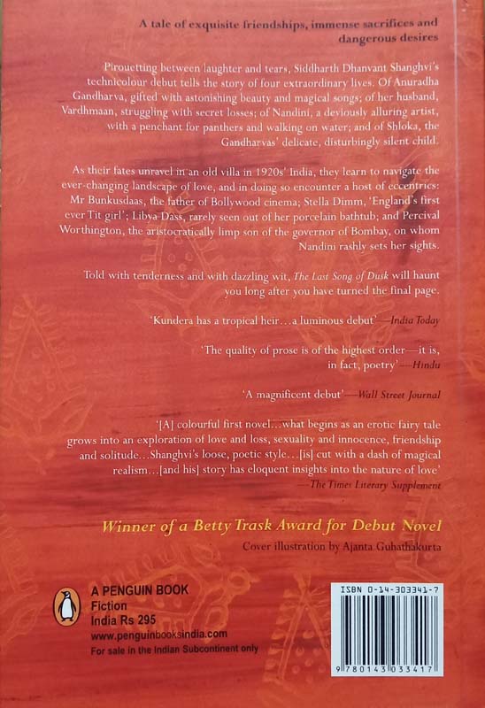 The Last Song Of Dusk (back)