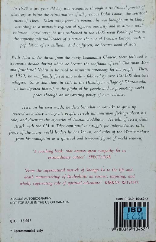 Freedom In Exile (back)