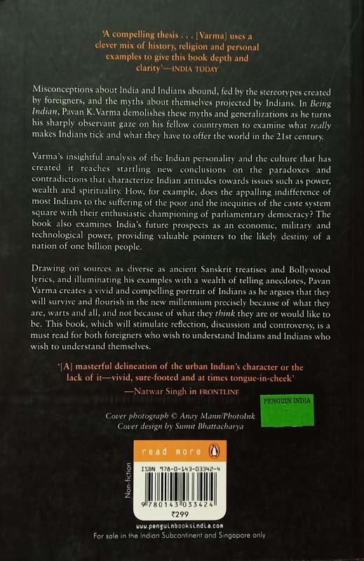 Being Indian (back)