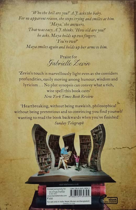 The Collected Works Of A J fikry (back)