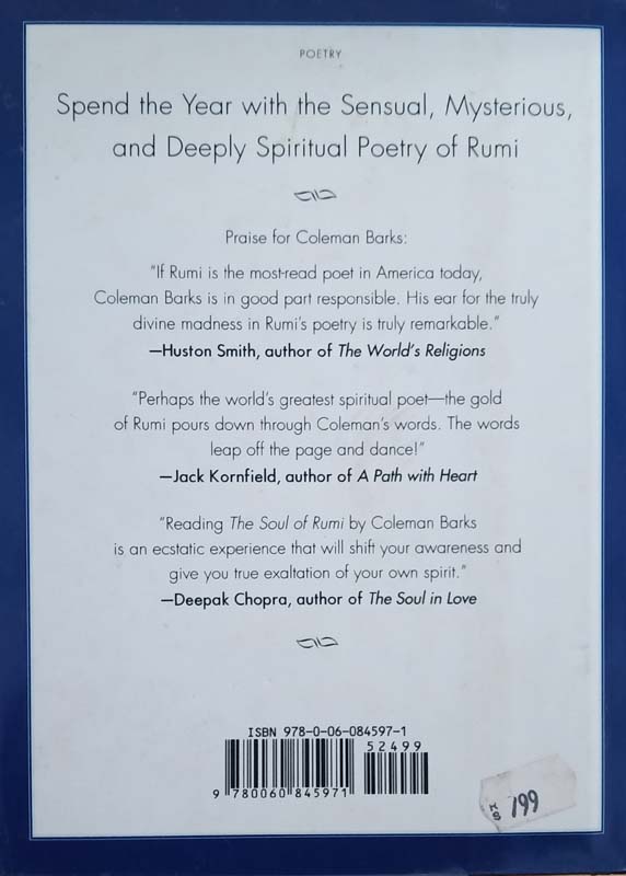 A Year With Rumi (back)