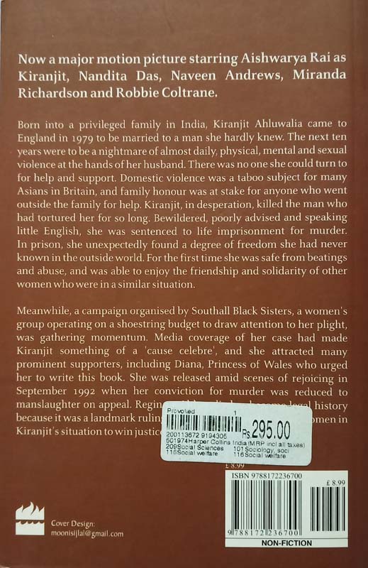 Provoked - The Story Of Kiranjit Ahluwalia (back)