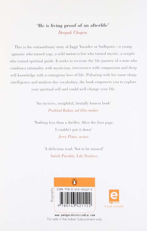 Sadhguru (More Than A Life) (back)