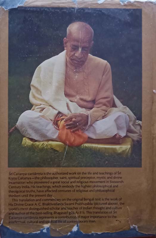 Sri Caitanya Caritamrta (back)