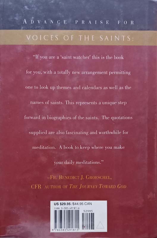 Voice Of The Saints (back)