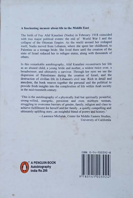 Nadia Captive Of Hope (back)