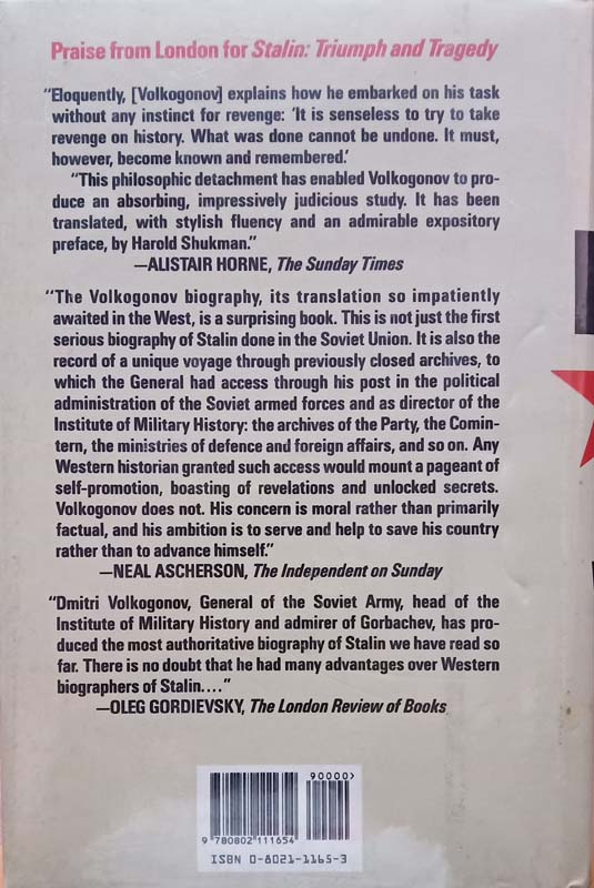 Stalin (Triumph & Tragedy) (back)